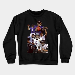 Joe Flacco Vector Art Crewneck Sweatshirt